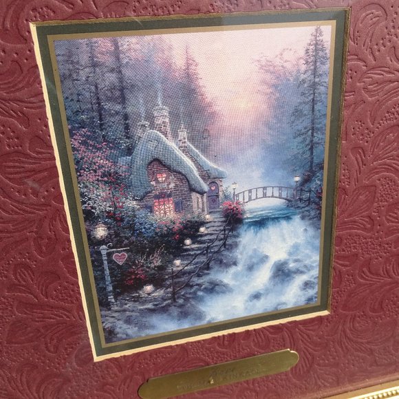 Thomas Kinkade “Mountain Vistas” Matted And Framed Prints Love - Picture 4 of 7